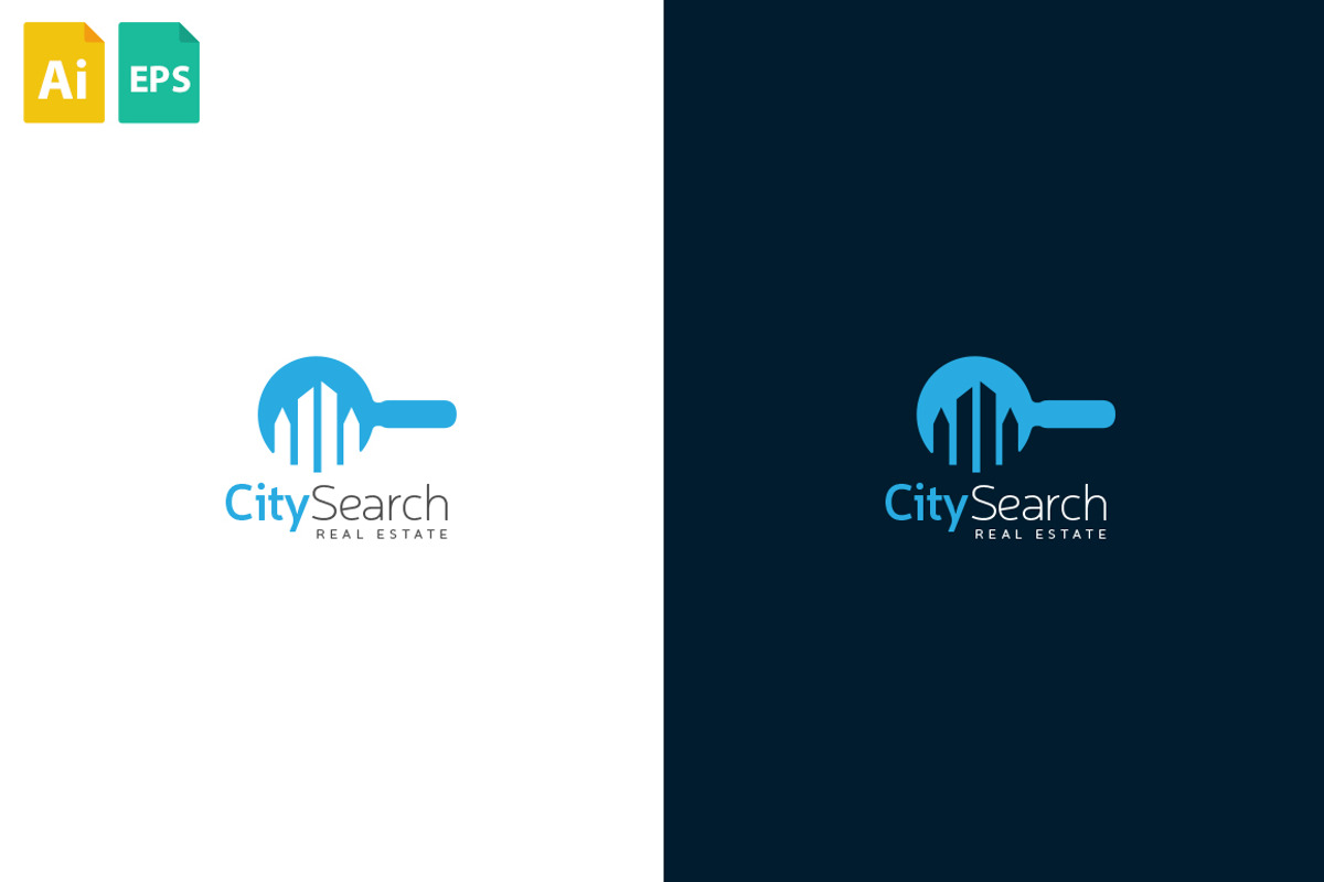 City Search Logo, a Branding & Logo Template by Schneider Design Store (Photo 2 of 2)