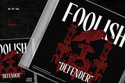 Drevanth - Darkwave Gothic Font, a Font by riff.type (Thumbnail 8 of 10)