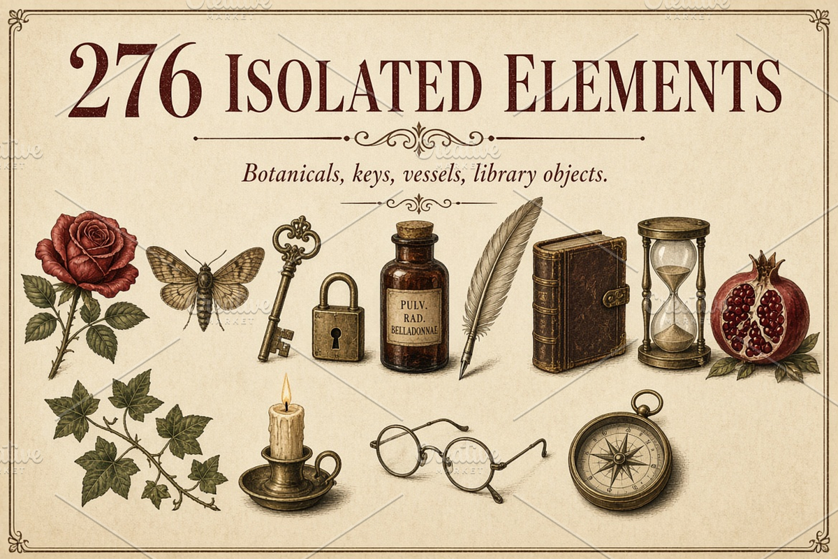 ETARA Secret Library Journal Kit, an Object Graphic by ETARA by Mea Hau (Photo 4 of 83)