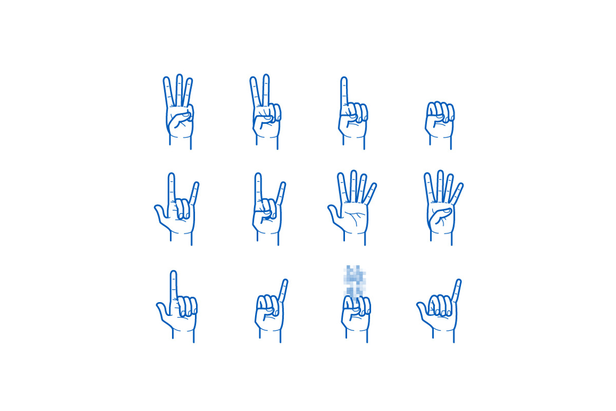 Vector Hand Pack, an Illustration by Tomjohn Design (Photo 2 of 2)