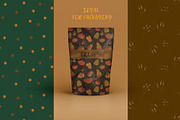 pumpkin watercolor pattern, a Pattern Graphic by watercolor kamill (Thumbnail 8 of 11)
