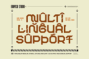 ROBMAX-36 Futuristic Font Family, a Sans Serif Font by Enxyclo Studio (Thumbnail 8 of 10)