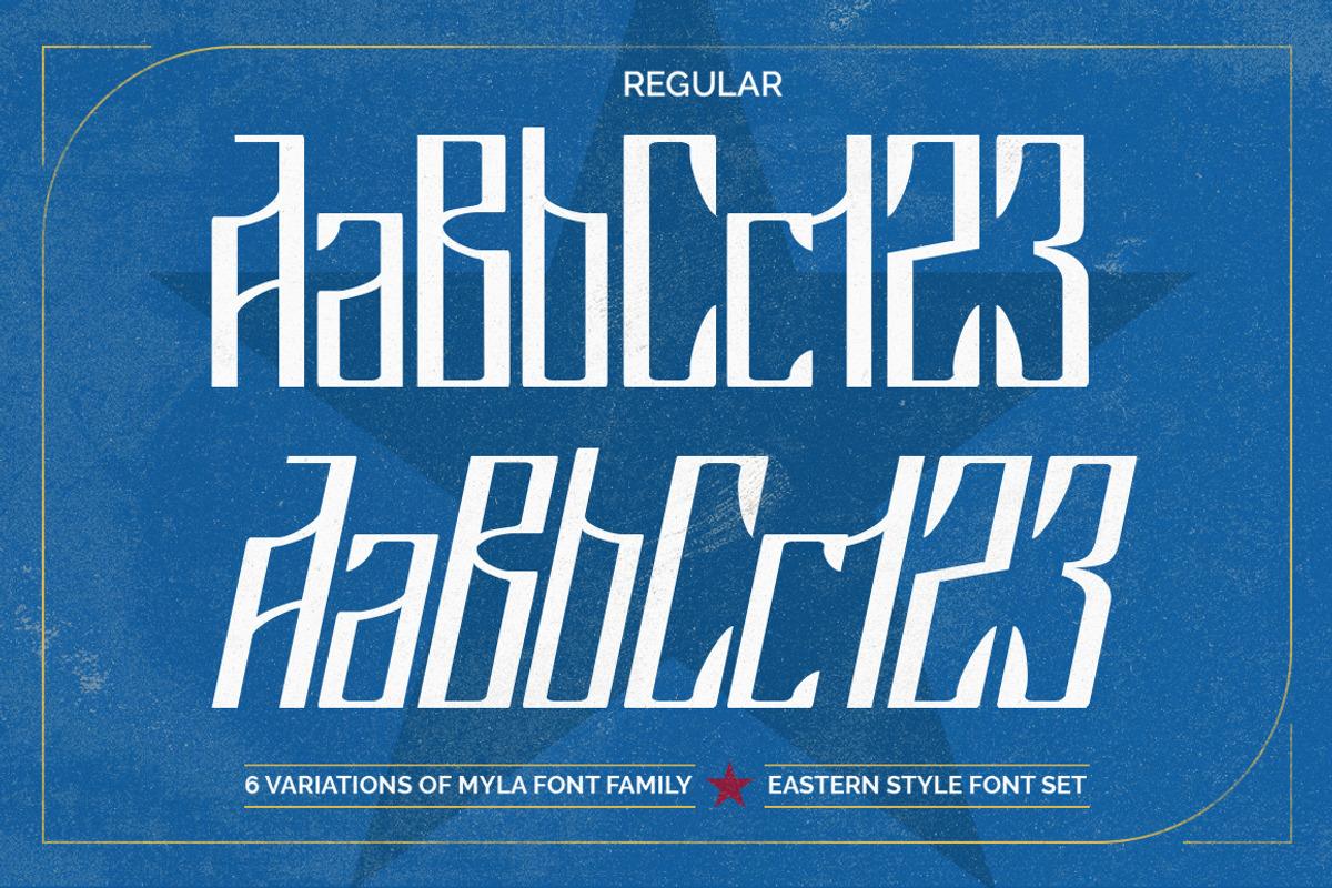 Myla Font preview 2
