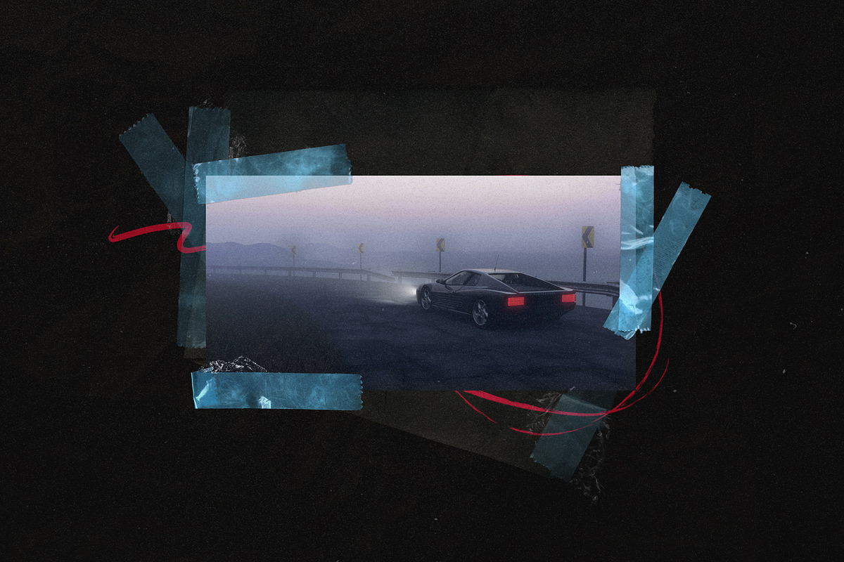 25 Plastic Warp Blue Tapes, a Texture Graphic by Parisa-Artstudio (Photo 3 of 5)