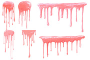 Pink Drip Melted Sublimation Bundle, an Illustration by Designworld (Thumbnail 2 of 4)