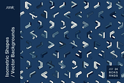 Isometric Shapes / Vector Background, a Background Graphic by dvtchk (Thumbnail 15 of 16)