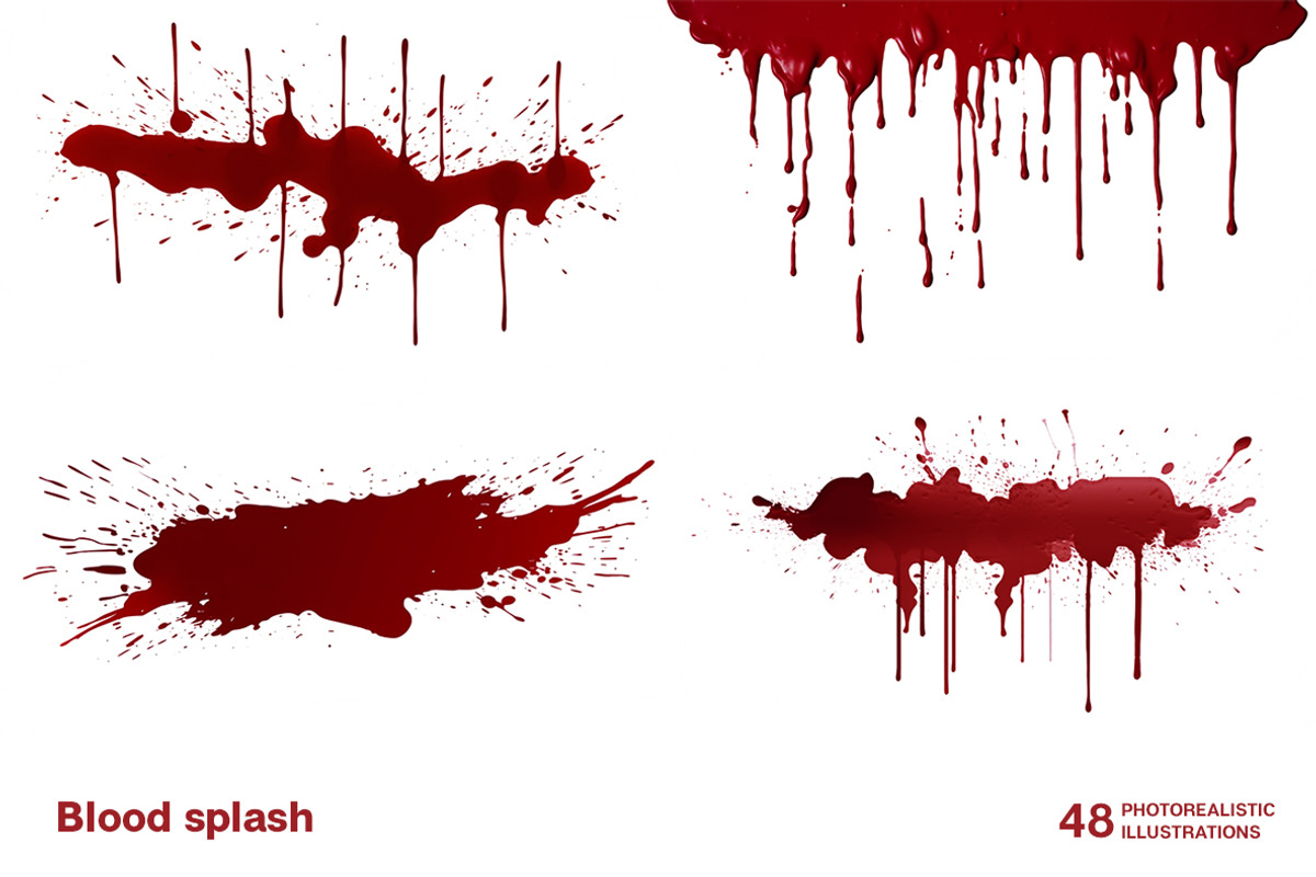 Blood splash. Collection, a Healthcare Illustration by Handmadefont (Photo 7 of 12)