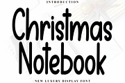 Christmas Notebook, a Sans Serif Font by FreshTypeINK (Thumbnail 1 of 8)