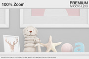 Nursery Wallpaper & Frames Mockups, a Product Mockup by mock-ups (Thumbnail 19 of 23)