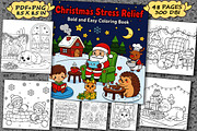 Christmas Stress Relief Book Pages, an Illustration by one-touch (Thumbnail 1 of 7)