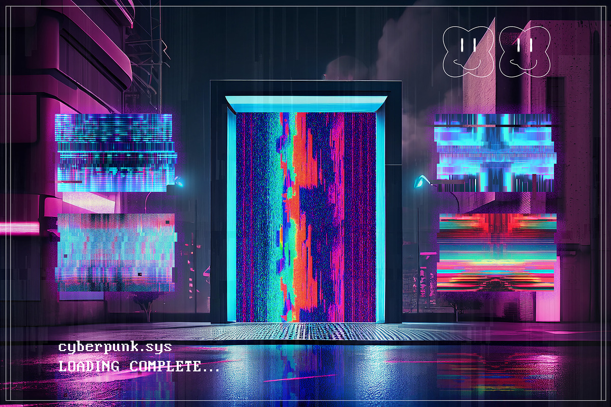 GLITCH_2K Glitch Backgrounds, Extras, a Background Graphic by Ckybe's Corner (Photo 7 of 8)