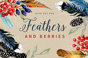 Feathers and Berries