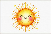 Watercolor Summer Vibes Clipart, an Illustration by Sublimation Artist (Thumbnail 3 of 6)