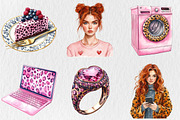Leopard Print Planner Clipart, a Seasonal Illustration by Rose Art (Thumbnail 3 of 4)