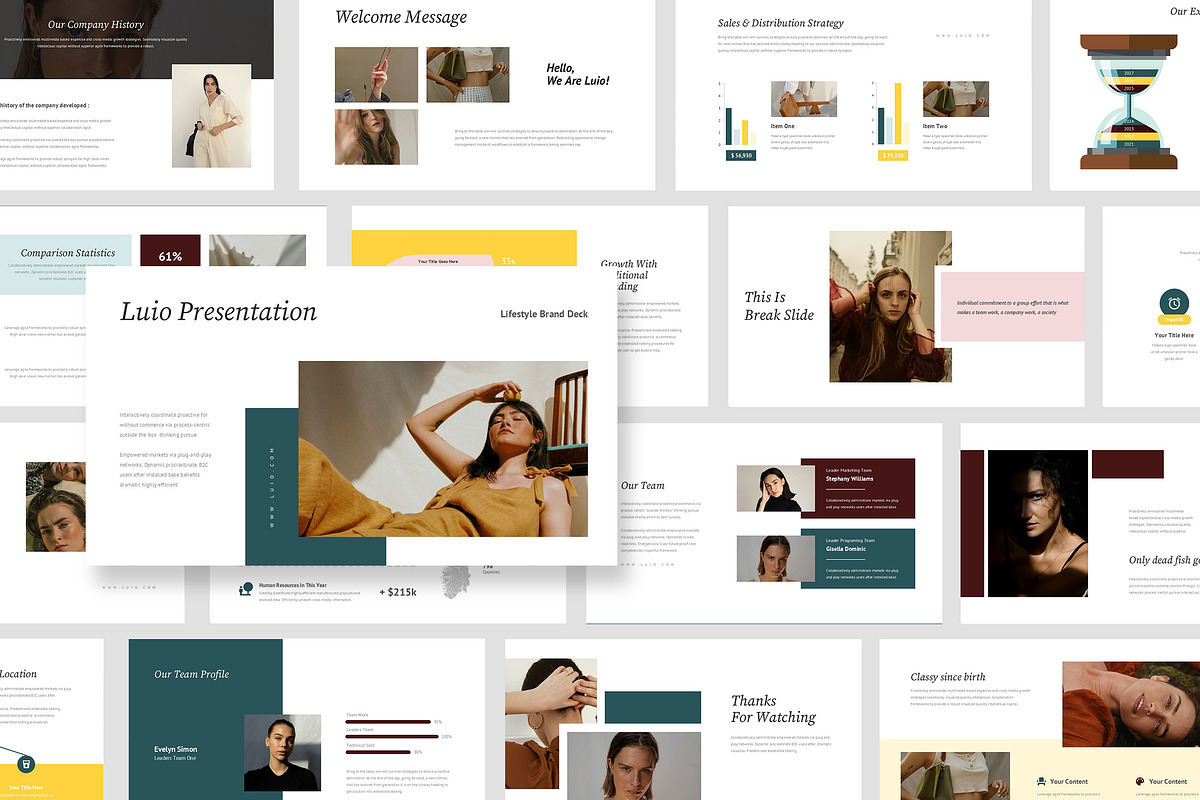 Luio : Lifestyle Brand Keynote