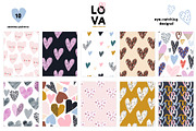 LOVA graphic collection, a Pattern Graphic by solmariart (Thumbnail 4 of 9)