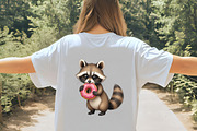 Quirky and Funny Raccoons Clipart, an Illustration by CrexoraLab (Thumbnail 5 of 5)