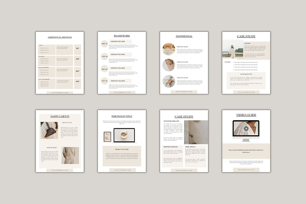 Client Services Experience Bundle, a Brochure Template by Deepa Template Studio (Photo 13 of 20)