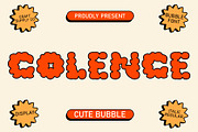 Colence – Cloudy Font, a Sans Serif Font by Craft Supply Co. (Thumbnail 1 of 8)