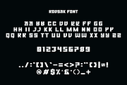 Rodsak - Sports Bold Font, a Sans Serif Font by Iqsiart Studio (Thumbnail 7 of 8)