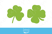 Shamrock Cut Files and Clipart, an Illustration by SavanasDesign (Thumbnail 3 of 5)
