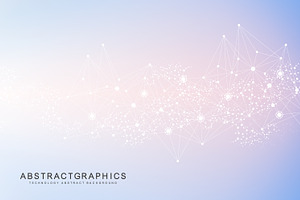 Geometric abstract background, a Background Graphic by pro500