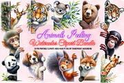 Mega Watercolor Clipart Bundle, a Seasonal Illustration by Craft Nest (Thumbnail 2 of 20)