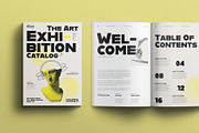 Art Exhibition Catalog Layout Design, a Brochure Template by MassiveCreator (Thumbnail 1 of 4)