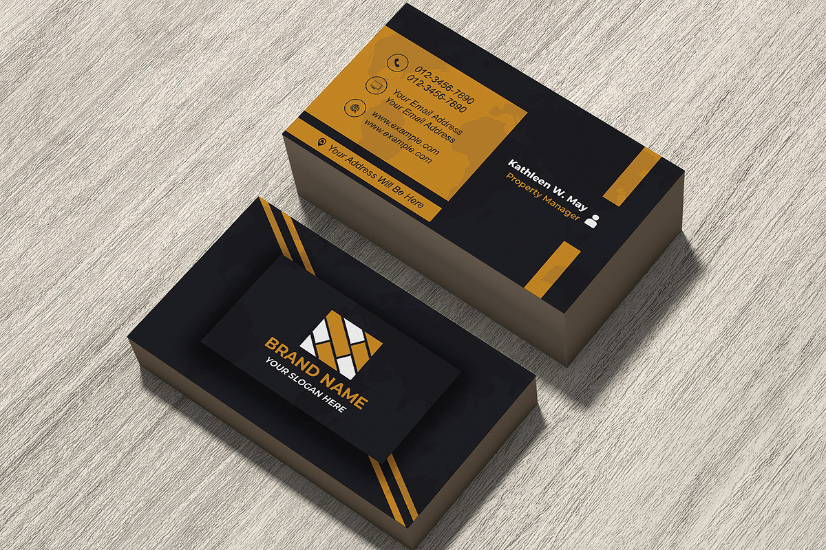 Gradient Business Card PSD preview 7
