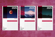 Moon and Mountain Wall Calendar 2025, a Stationery Template by Boris Cupac (Thumbnail 2 of 5)