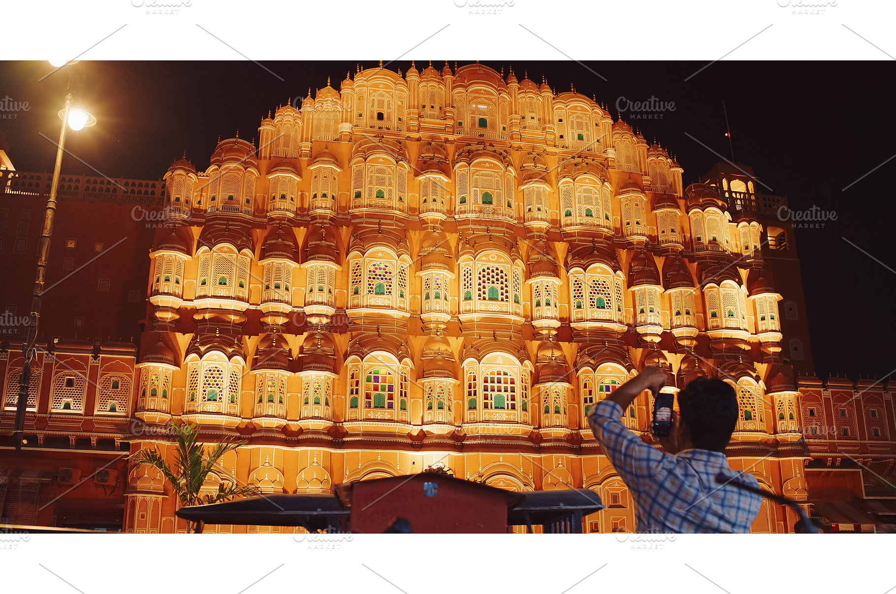 Jaipur, Rajasthan, India. Hawa Mahal, an Architecture Photo by Our Amazing World
