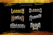 NEOGÓTICA, a Blackletter Font by jakejarkor (Thumbnail 8 of 9)