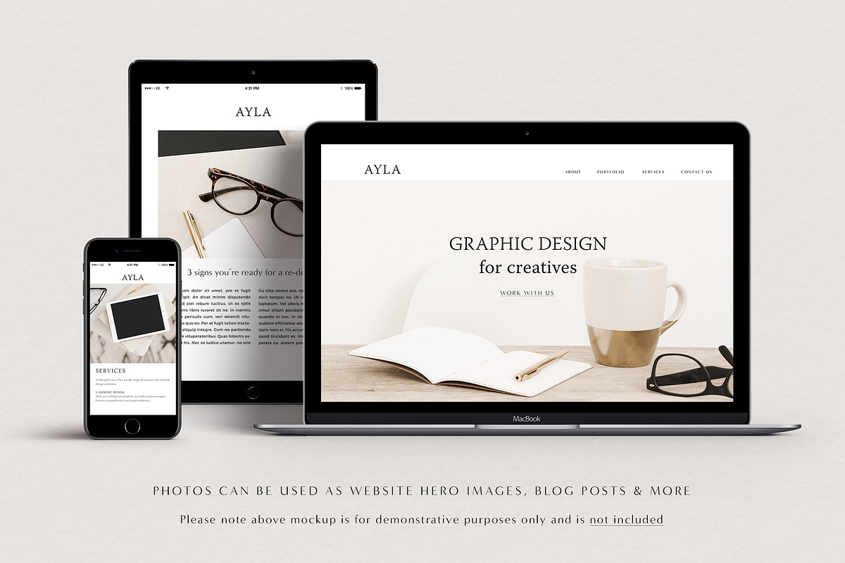 Ayla - Stock Photo & Mockup Bundle, a Business Photo by Moyo Studio (Photo 4 of 7)