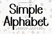 Simple Alphabet, a Script Font by InermediaSTUDIO (Thumbnail 1 of 8)