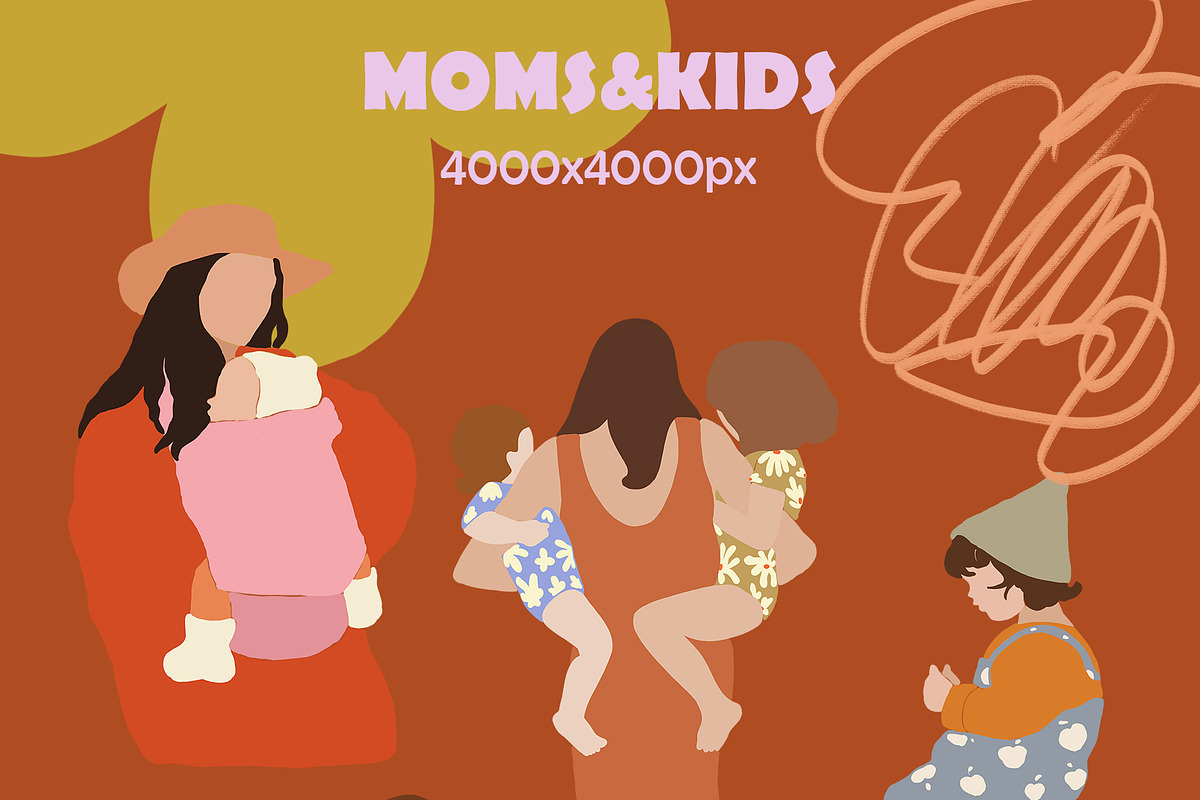 Love you Mom-abstract collection, an Object Illustration by Natalia Tugova (Photo 6 of 11)