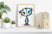 Whimsical Voodoo Doll Clipart Bundle, an Illustration by Canvas Craft (Thumbnail 7 of 7)