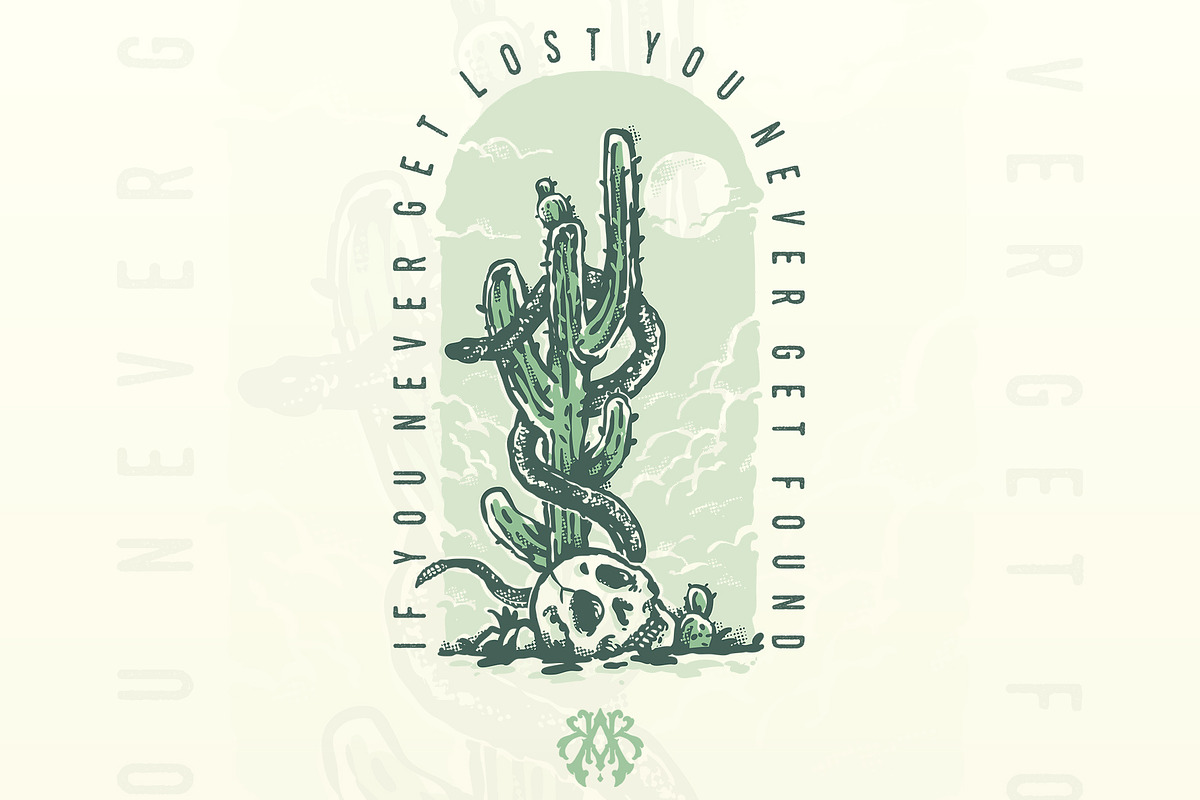 Wild West Abandoned Skull, a Seasonal Illustration by Krizvector Artwork Shop (Photo 1 of 3)