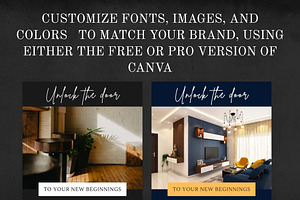 Real Estate Social Pack Canva Post