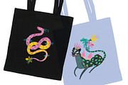 Jungle Spirit Clip Art Set, an Animal Illustration by Lilla Bölecz (Thumbnail 5 of 5)