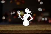 Elegant Lady Wine Logo, a Branding & Logo Template by Luxury Logos (Thumbnail 2 of 4)