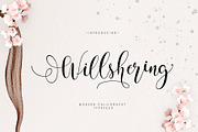 Willshering Script, a Script Font by moriztype (Thumbnail 1 of 5)