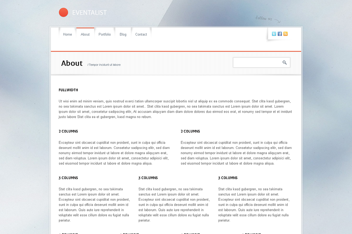 Eventalist Wordpress Theme, a Websites & App Template by cssmania (Photo 2 of 5)