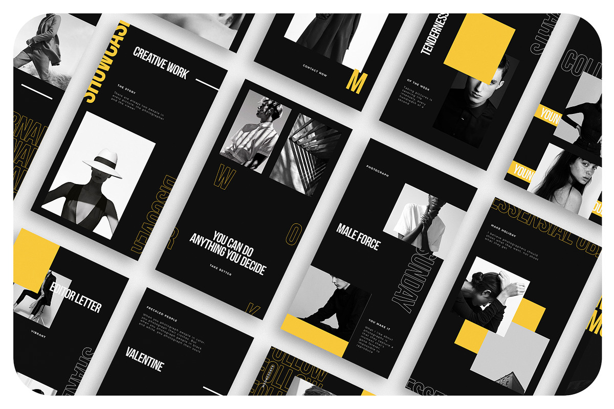 GREY Instagram Stories, a Social Media Template by Aprilea (Photo 4 of 7)