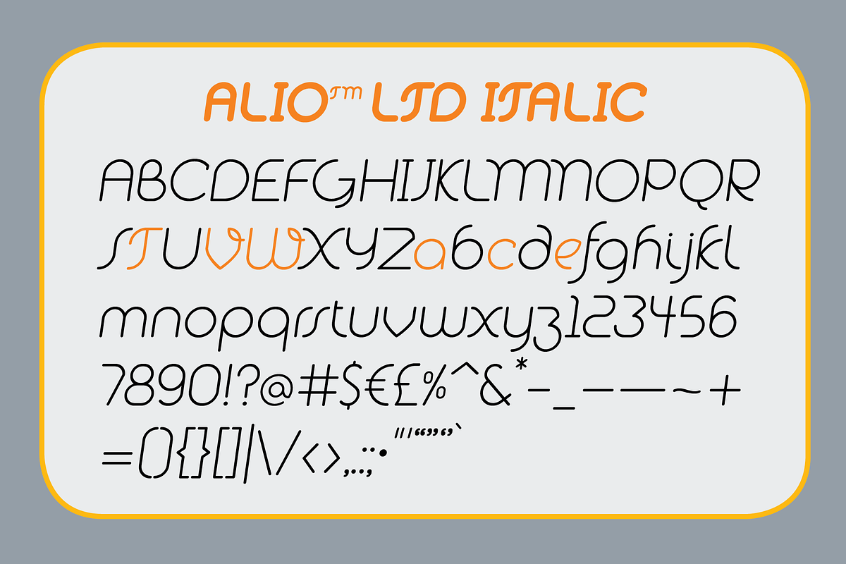 Alio LTD - Round Display Sans Serif preview 4