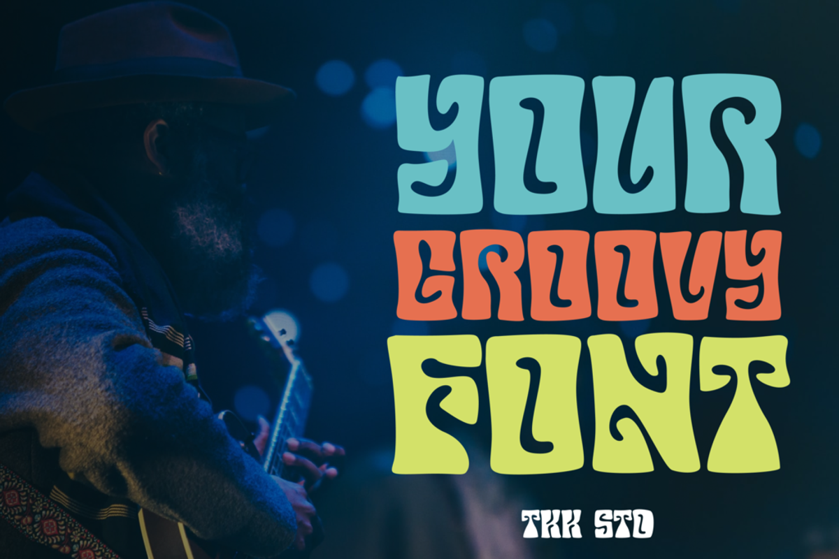 Your Groovy Font - Retro Fonts 70s, a Sans Serif Font by tokokoo (Photo 1 of 11)