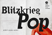 CA Blitzkrieg Pop, a Serif Font by Cape Arcona Type Foundry (Thumbnail 1 of 8)