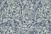 Underwater Graphics Patterns, a Decorative Illustration by BALABOLKA (Thumbnail 5 of 6)