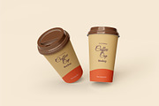 Coffee bag and coffee cup mockup, a Cups & Container Mockup by Runend (Thumbnail 13 of 22)