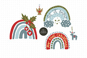 Christmas Rainbow Set. Eps, Svg, Png, an Illustration by ClipArtRoom (Thumbnail 3 of 6)