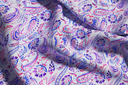 Boho Purple Ethnic Paisley Pattern, a Pattern Graphic by Gullenda (Thumbnail 3 of 6)